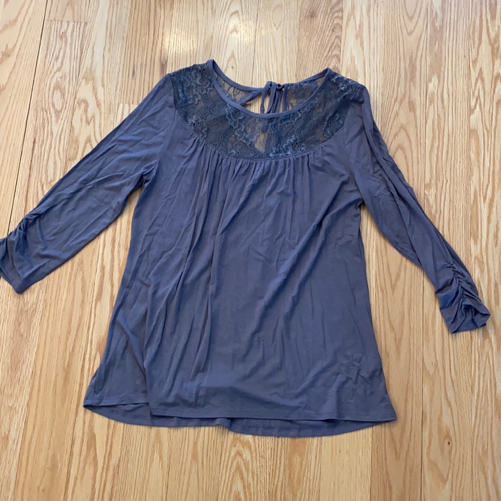 Maurices 3/4 sleeve Lacey top